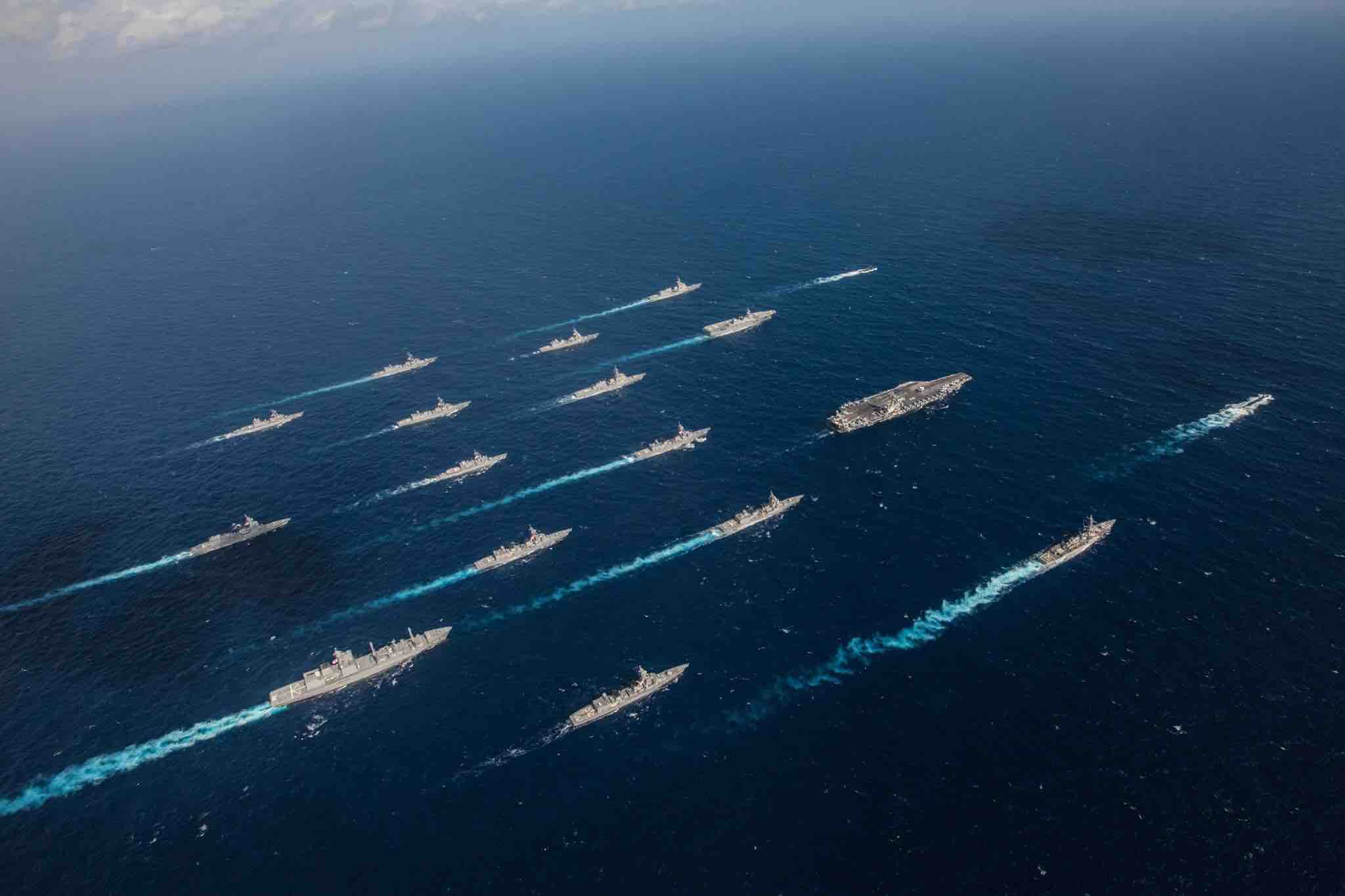 Japan-US combined fleet 