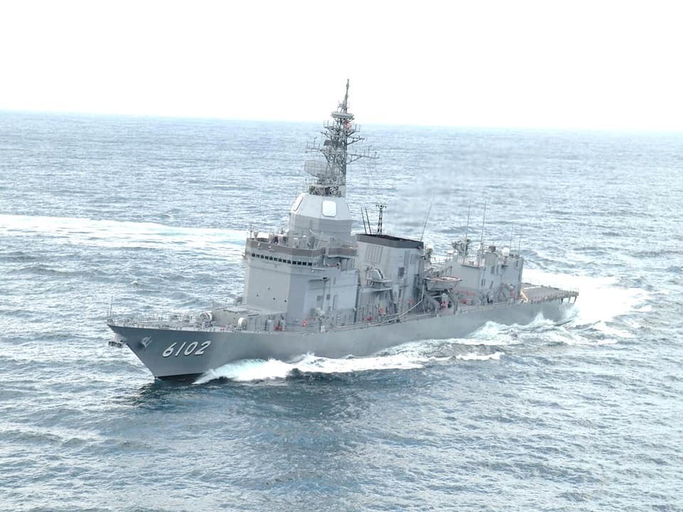 a Japanese warship