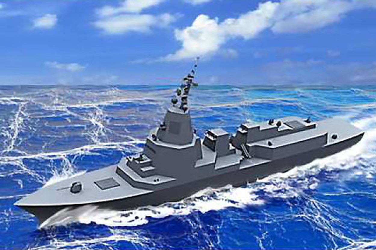 an illustration of a warship