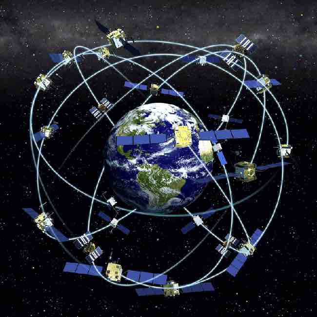 image of GPS satellites