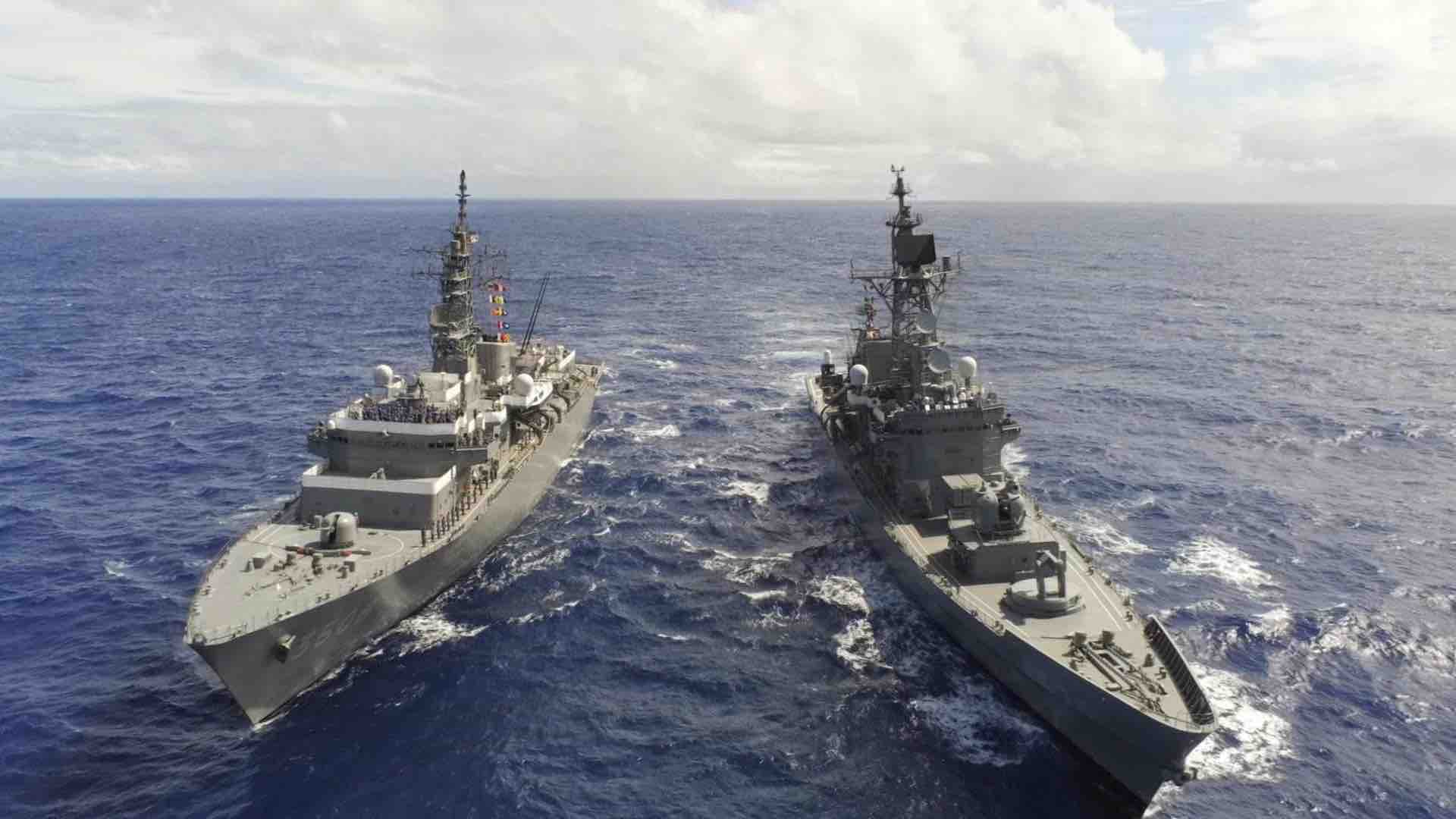 Japanese naval training fleet 