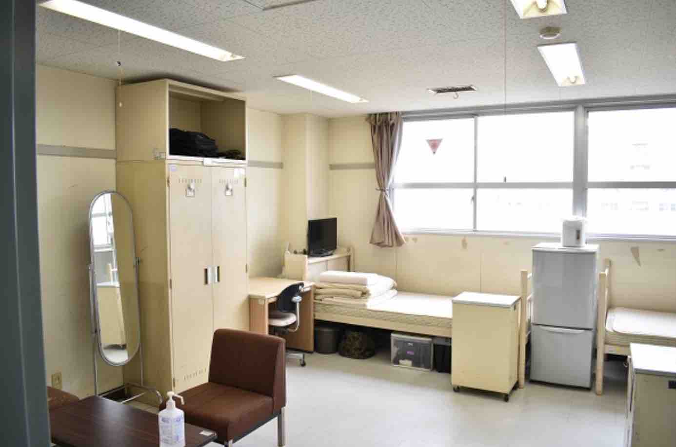 a room within the barracks of the Japanese military