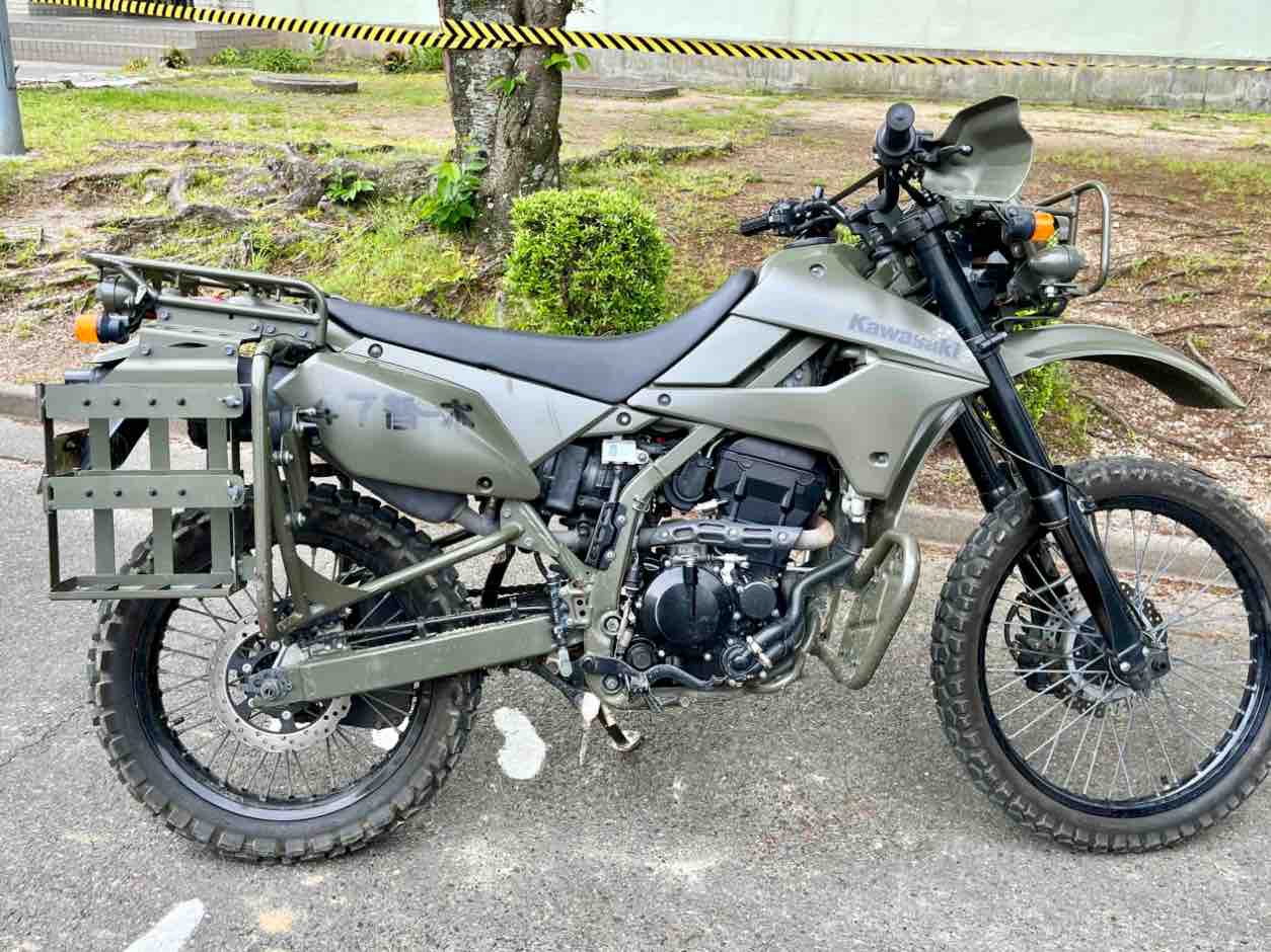 Kawasaki military bike