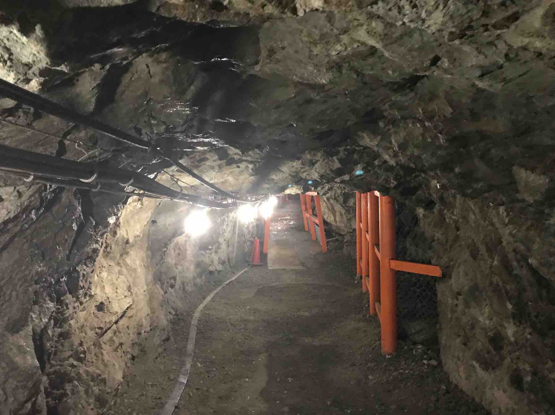 an underground tunnel 