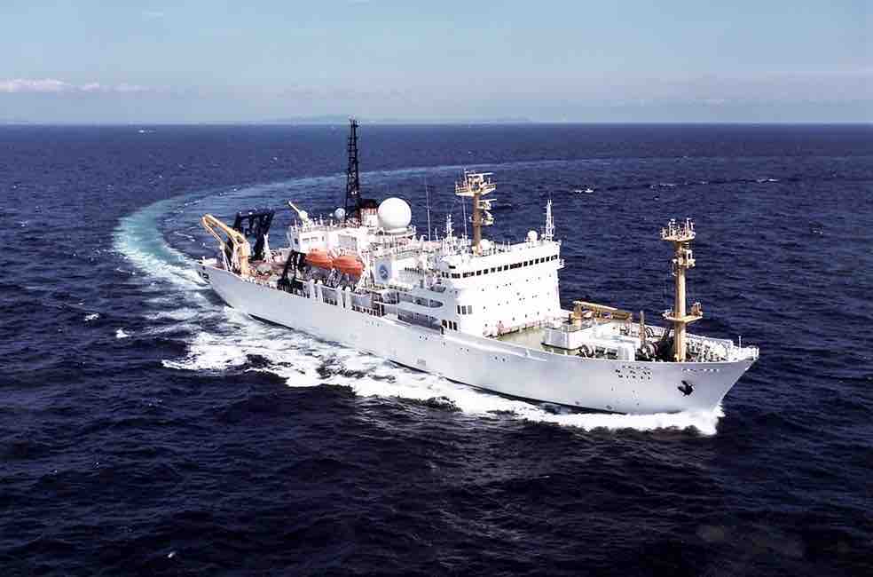 Oceanographic research ship Mirai