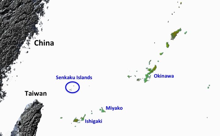 map of Okinawa
