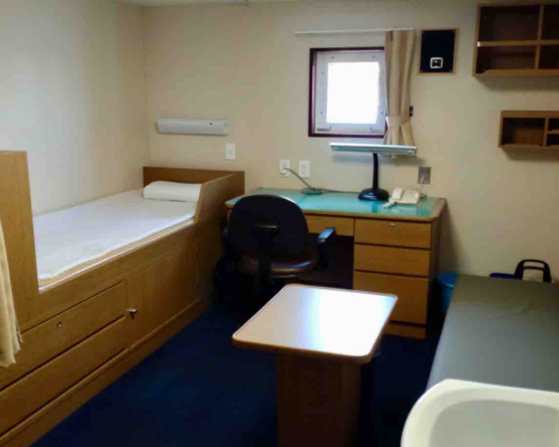 cabin room of a tanker