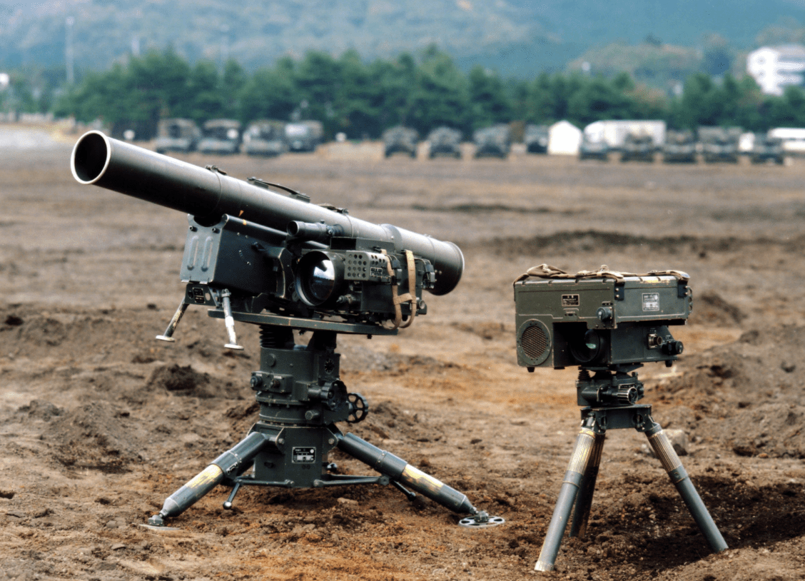 an anti-tank missile launcher